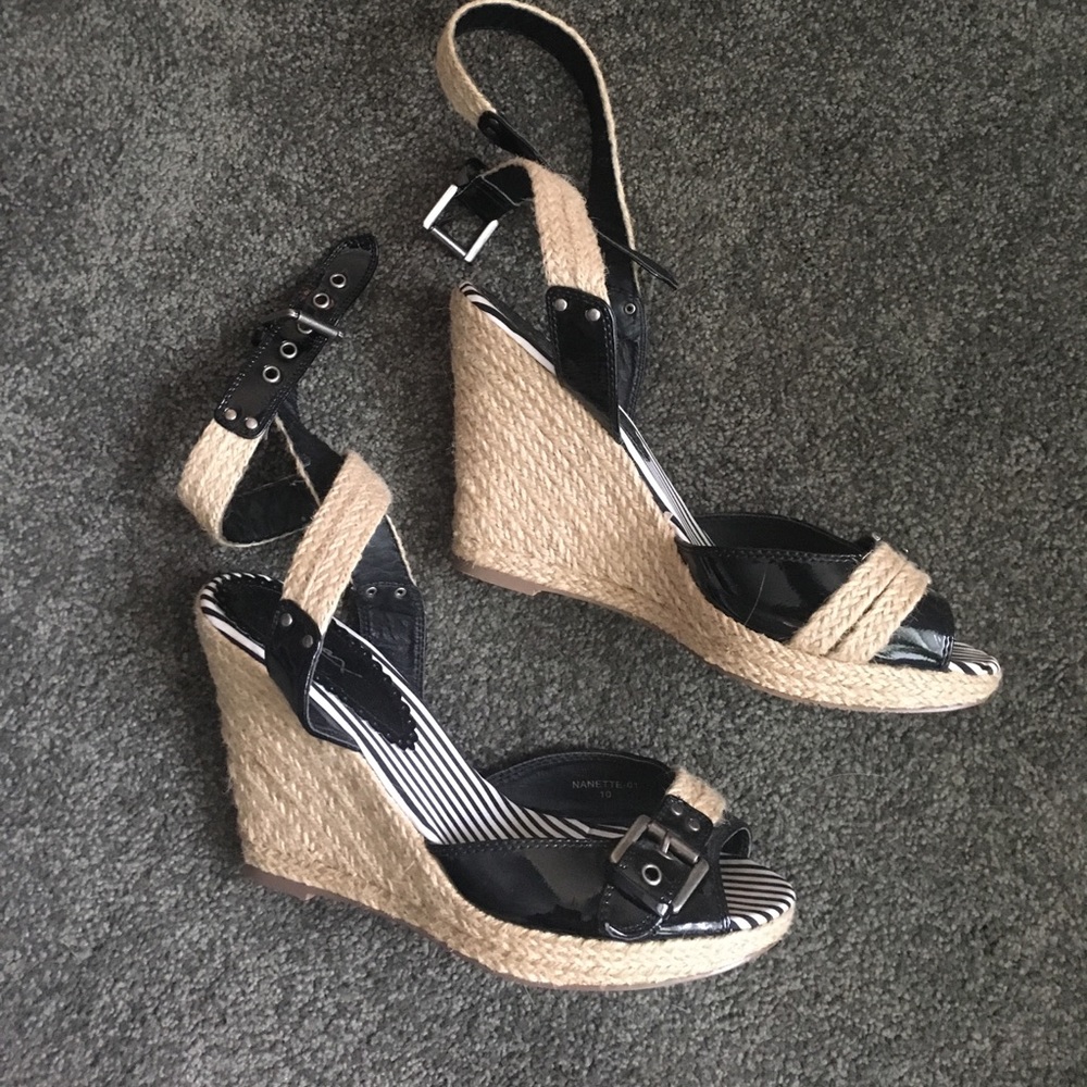 Espadrille wedge sandals